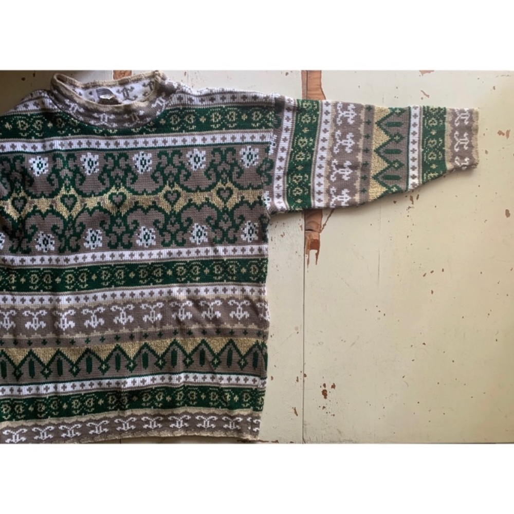 vintage Arielle metallic knit sweater - Picture 3 of 12